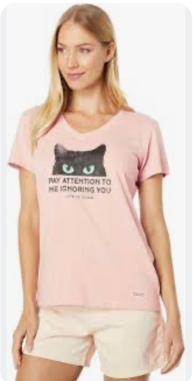 Life is good cat shirt